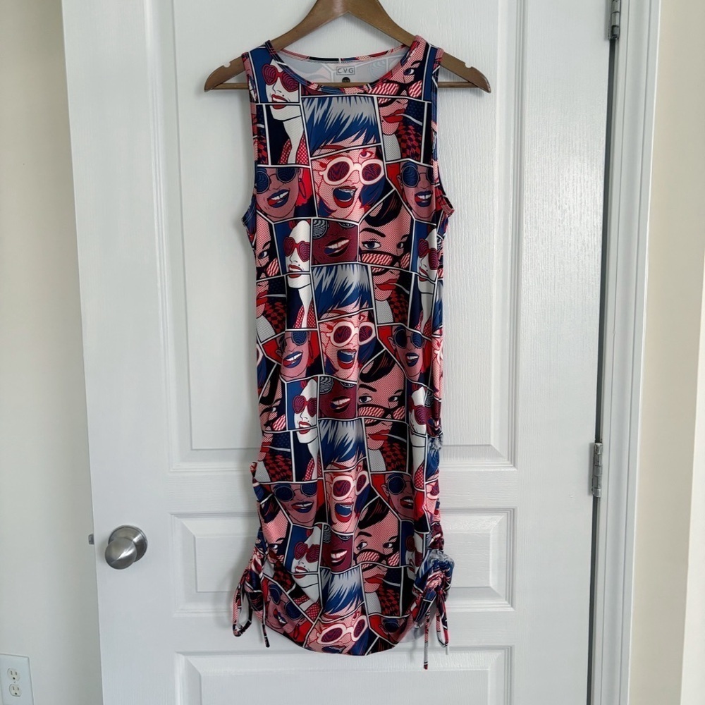 Constantly Varied Gear CVG Pop Art Multiway Dress XS Small